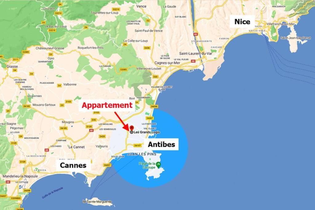 Casalionelantibes 70 Sqm Apartment With Garden And Parking מראה חיצוני תמונה